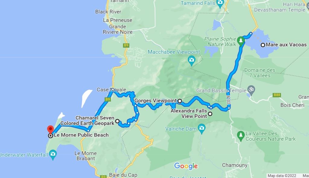 Mauritiusi látnivalók: Chamarel környéke és a 7 színű föld